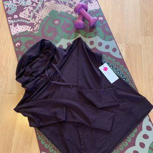 YOGALICIOUS Cowl Neck Pullover Sweatshirt